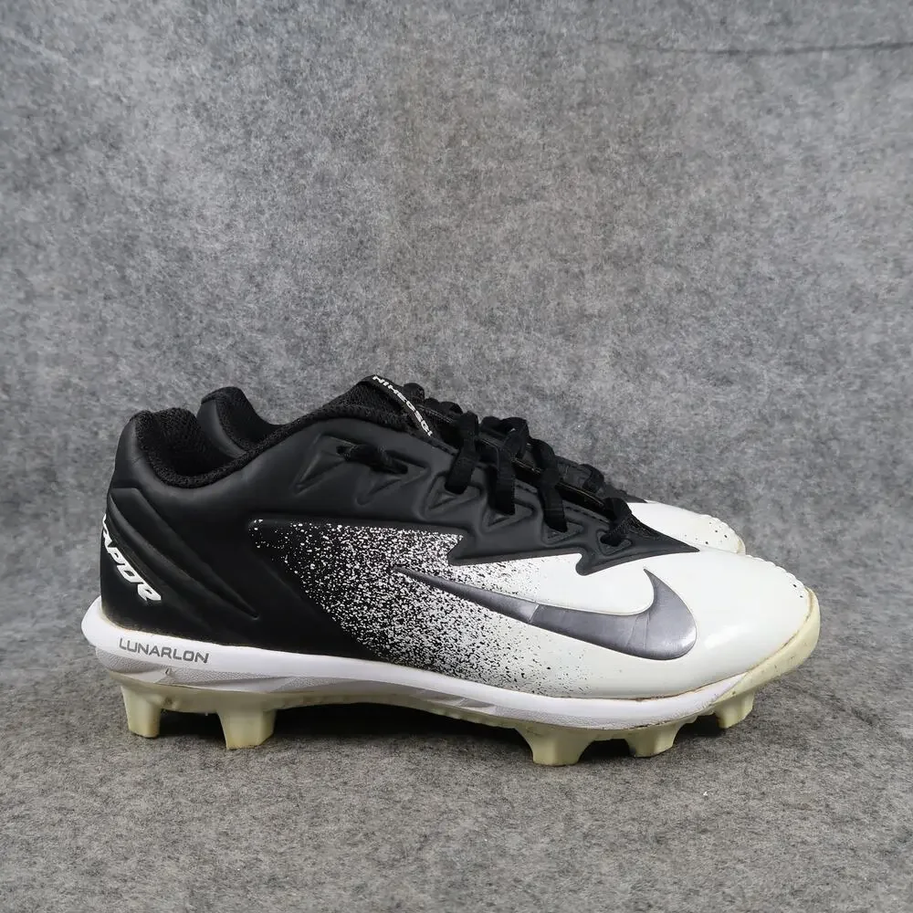 Nike Shoes Youth 3 Cleats Baseball Vapor Ultrafly Pro Black White Lace Up Kids